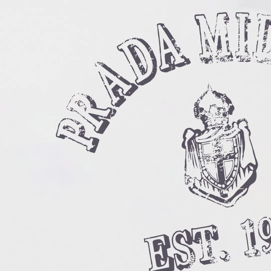 P80💰💫〖 —PRADA~ — 〗2026New Arrival Quality T , Versatile Quality ！ ‼ 32 250G ‼ ， ， ， ， T 🤪 Sizes：S-M-L-XL-2XL ：Black，White， Same Style